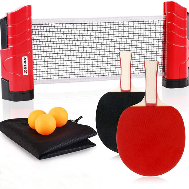 Portable Ping Pong Set Red