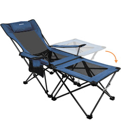 Xgear Folding Reclining Portable Chair with Cup Holder