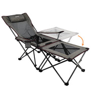 Xgear Folding Reclining Portable Chair with Cup Holder