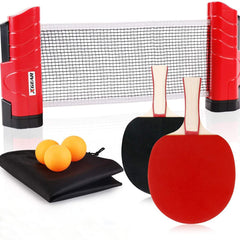 Portable Ping Pong Set Red