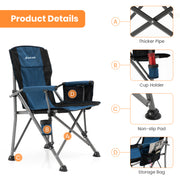 XGEAR Folding Camping Chair Portable Leisure Chair
