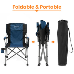 XGEAR Folding Camping Chair Portable Leisure Chair